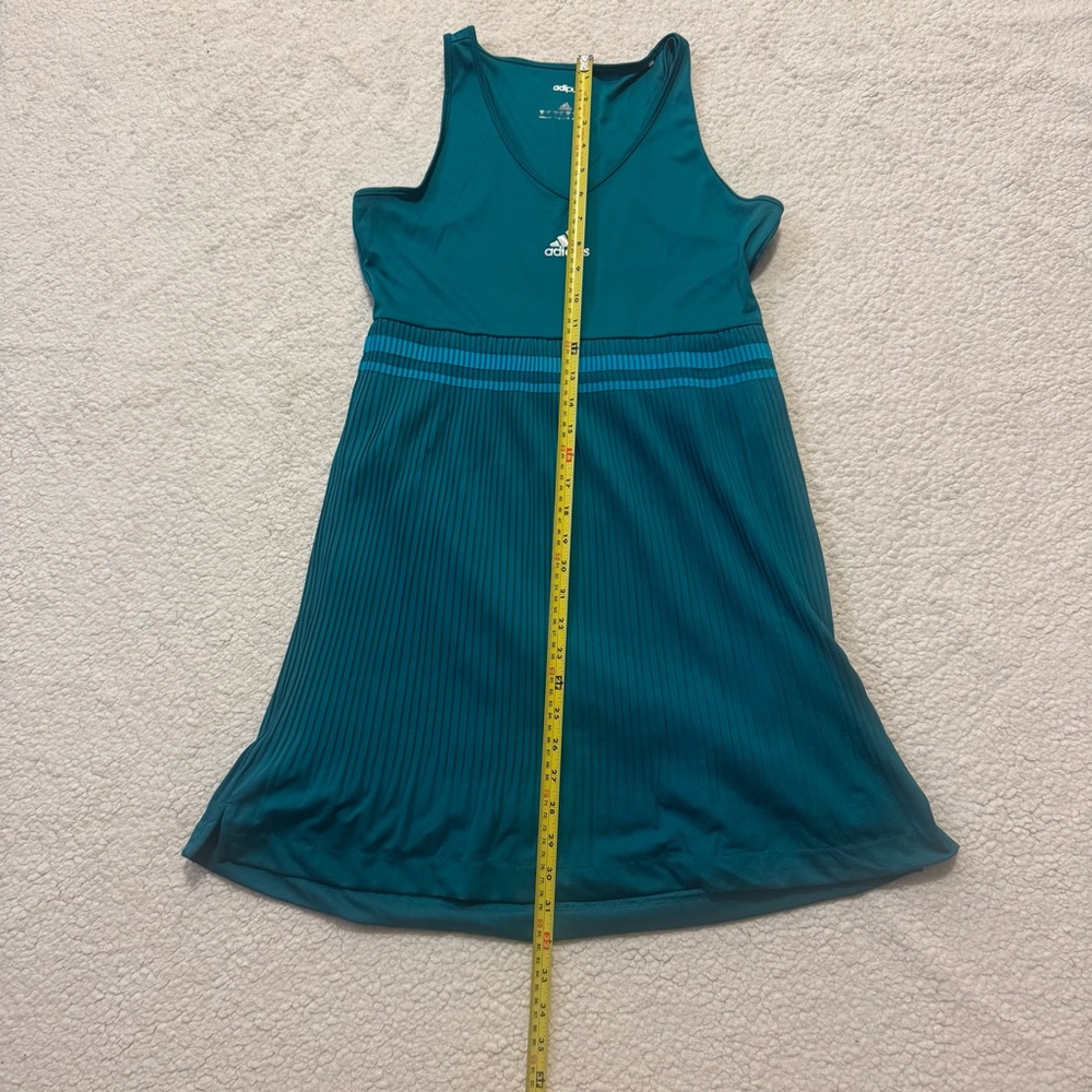 ADIDAS ADIPURE MARIA KIRILENKO TENNIS DRESS Turquoise Size Medium - Picture 7 of 10